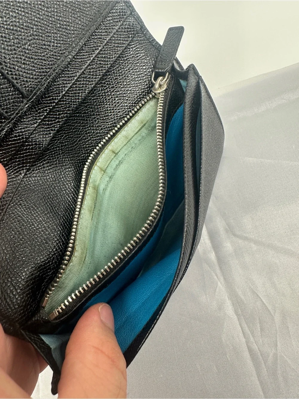 Bvlgari Long Wallet Bvlgari Bulgari Bifold Long Wallet Grain leather